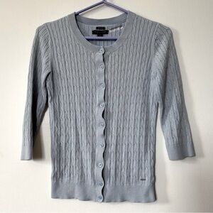 🎉4/30$🎉 Tommy Hilfiger Powder Blue Knit Cardigan - S